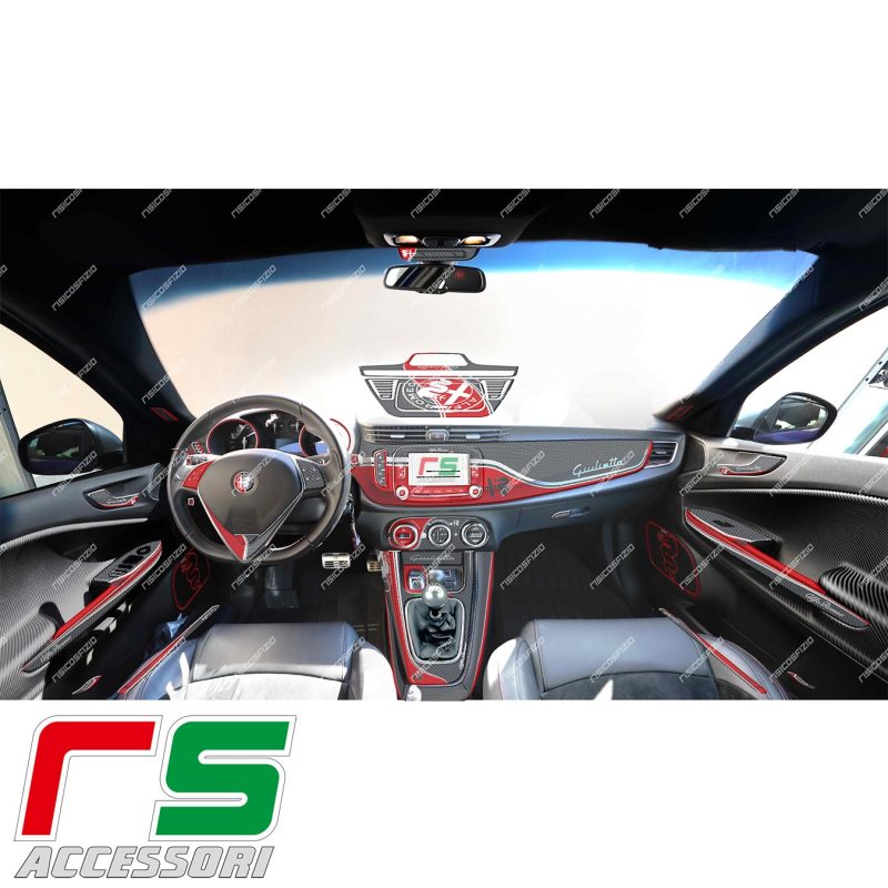 alfa romeo giulietta adesivi resinati kit interno