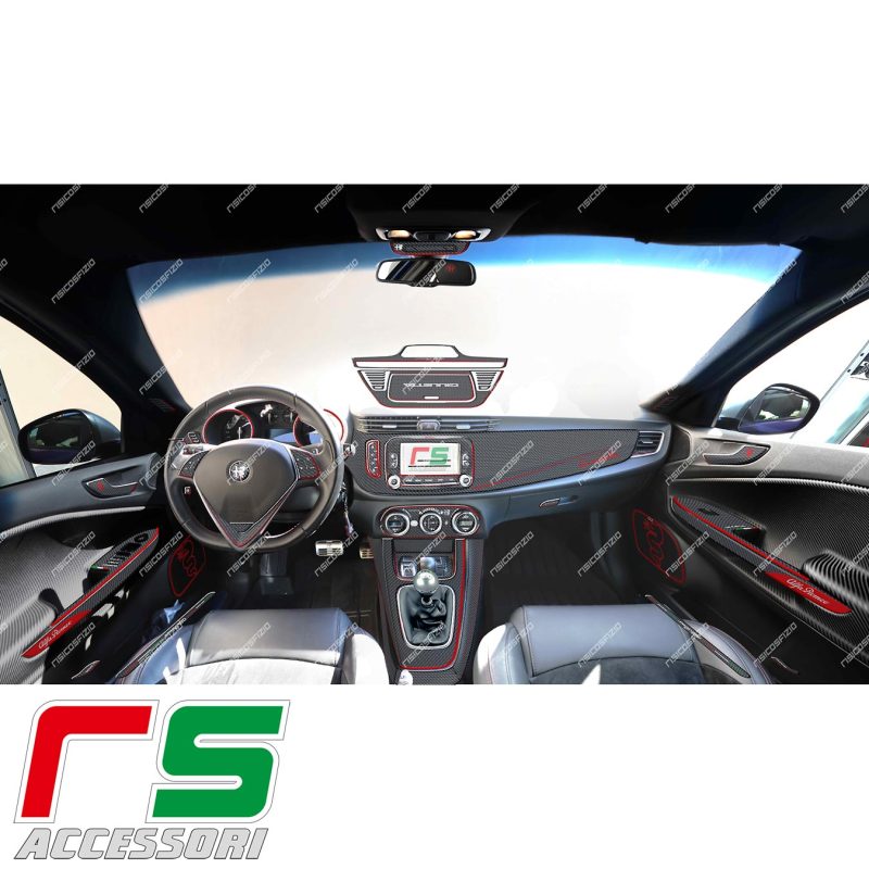 alfa romeo giulietta adesivi resinati kit interno - immagine 4