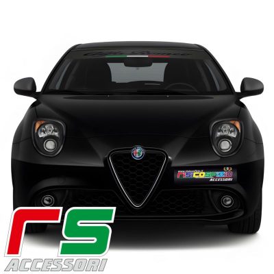 Alfa Romeo Mito windshield sunshade stickers