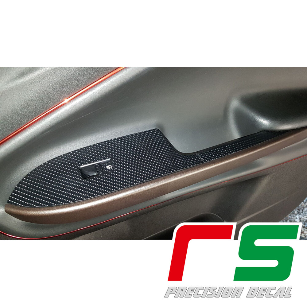 stickers Alfa Romeo Giulietta Decal carbonlook island window regulators long - Image 2