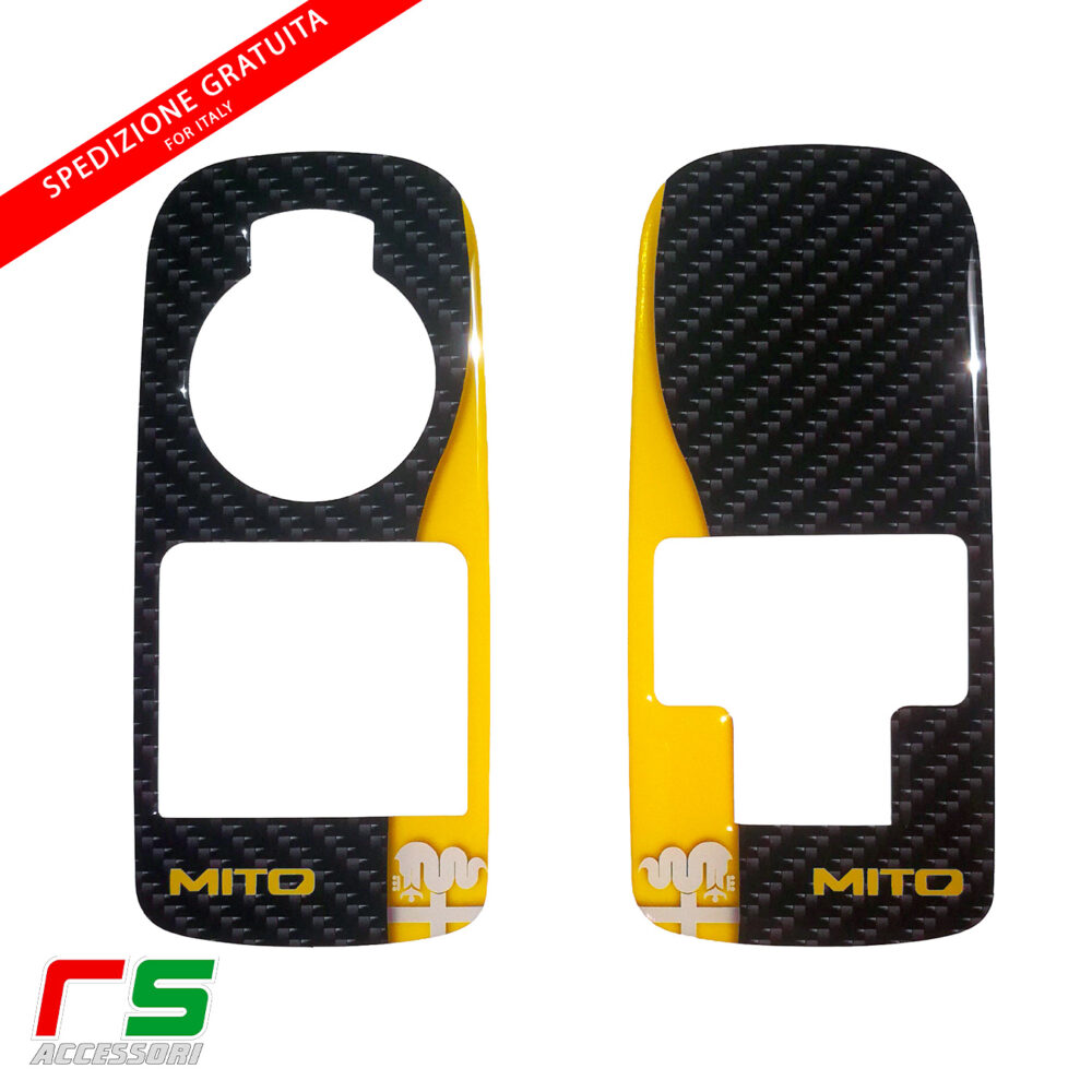 Alfa Romeo Mito resin-coated STICKERS yellow window regulator 