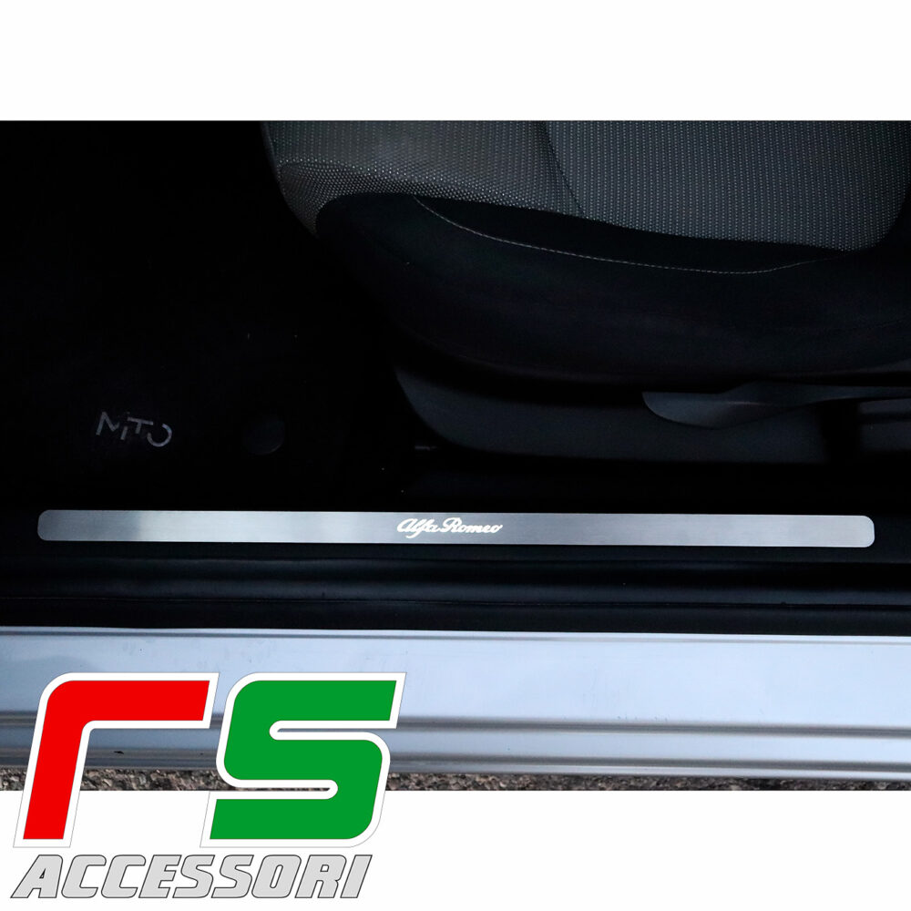 sill-on sill plate Alfa Romeo Mito under-side platform in stainless steel