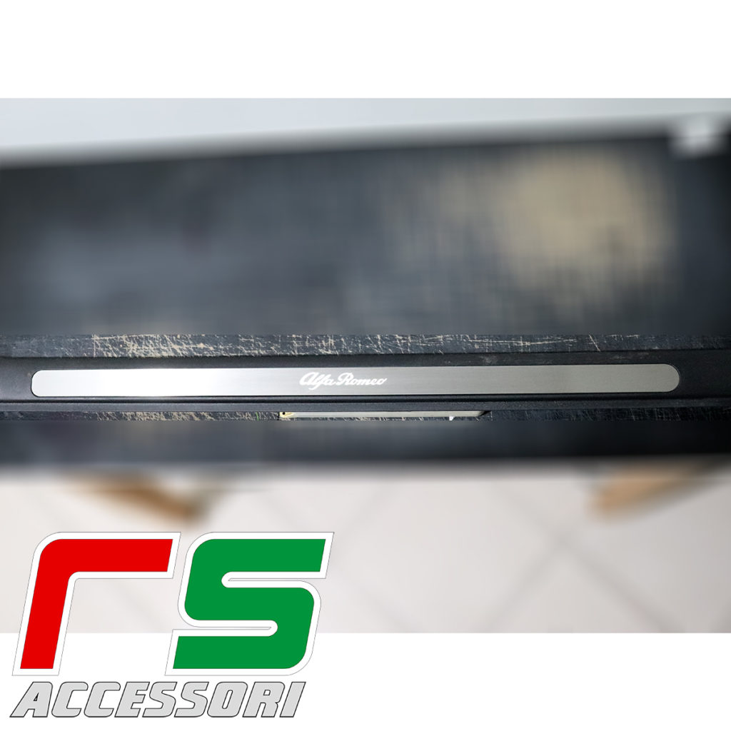 door sill threshold Alfa Romeo 147 3doors lighted stainless steel