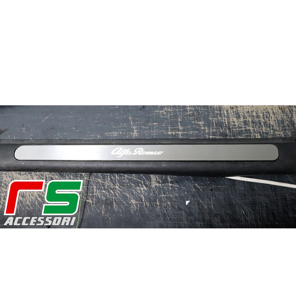 door sill threshold Alfa Romeo 147 5 doors illuminated stainless steel