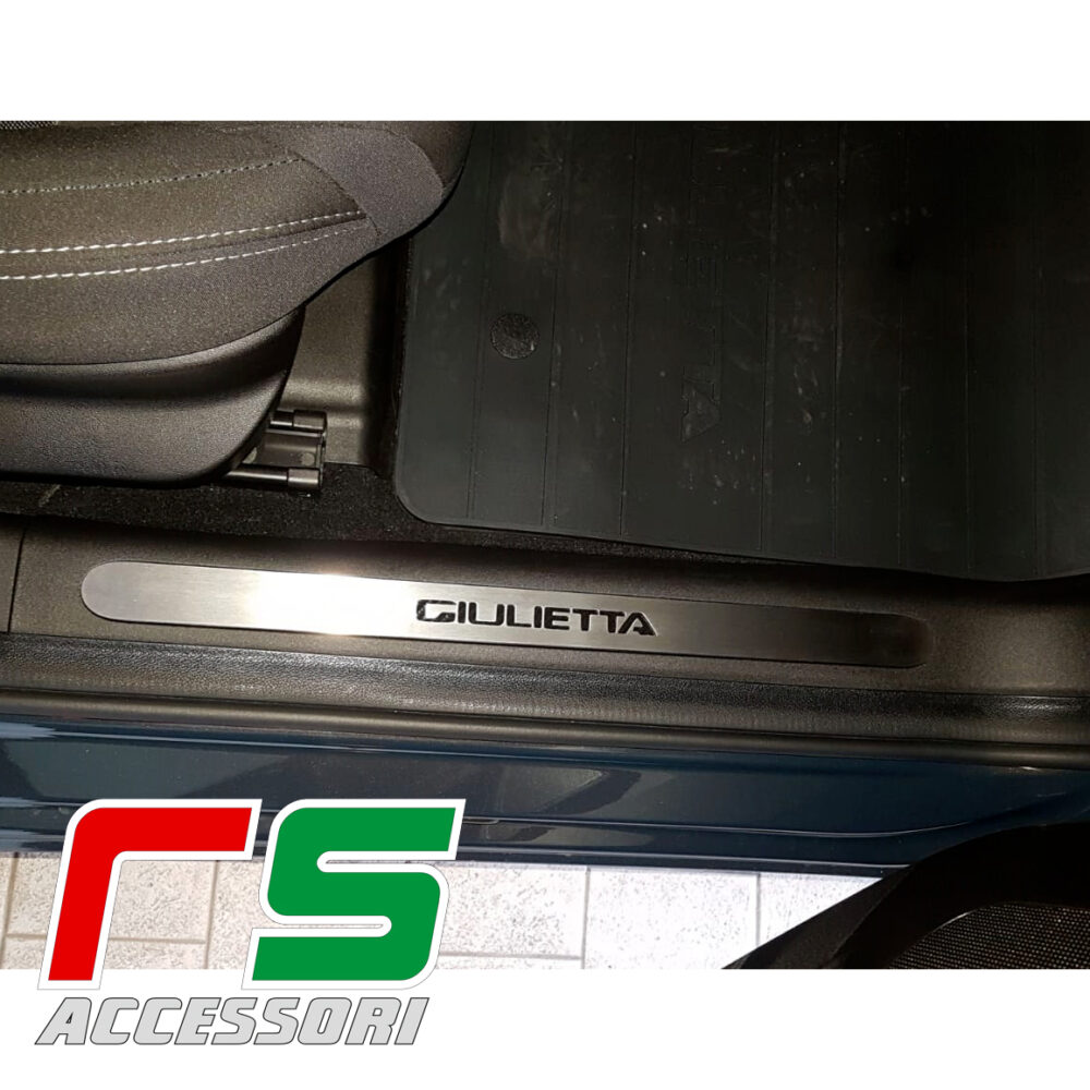 battitacco sottoporta Alfa Romeo Giulietta 2016 in acciaio inox - immagine 4