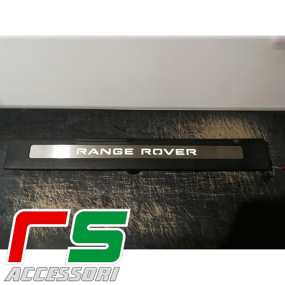 Seuils de porte éclairés pour le Range Rover Evoque Coupé Cabrio Acier