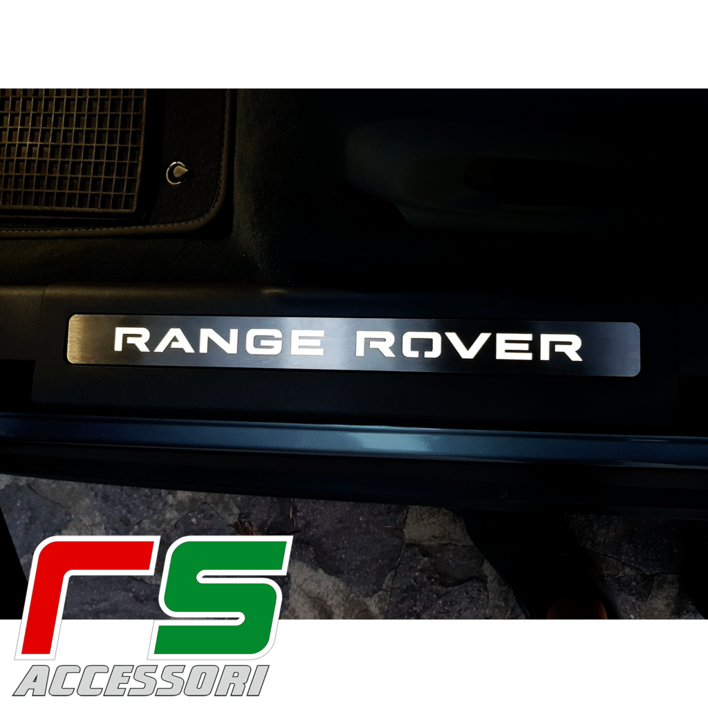 Range Rover Evoque illuminated door sill stainless steel