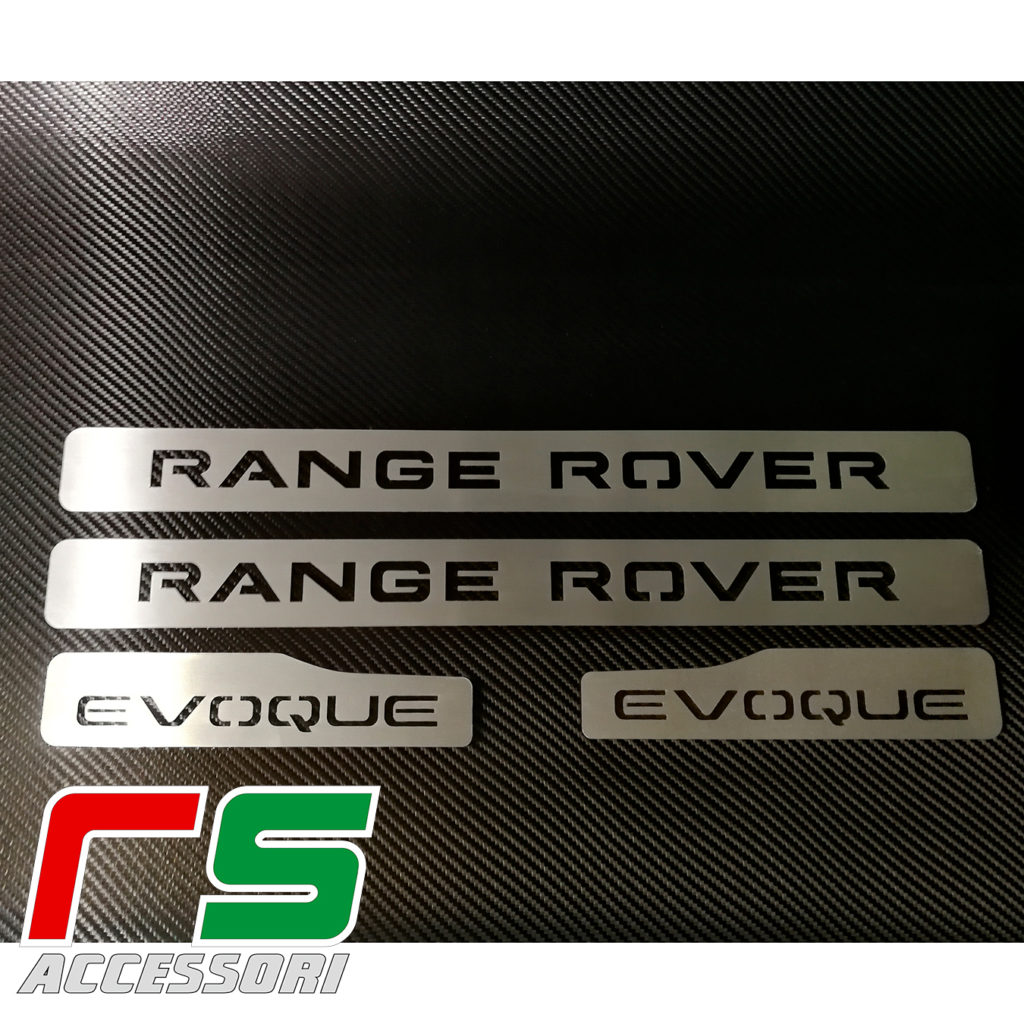 seuil de plaque de seuil Range Rover Evoque en acier inoxydable