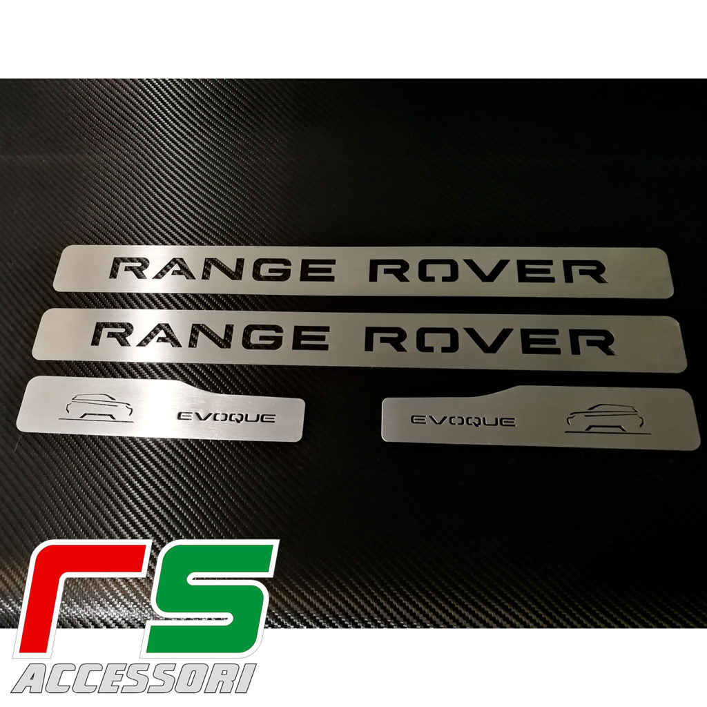 Slip-on seuil de porte de la plate-forme Range Rover Evoque en acier inoxydable