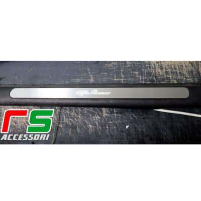 door sill threshold Alfa Romeo 147 5 doors illuminated stainless steel