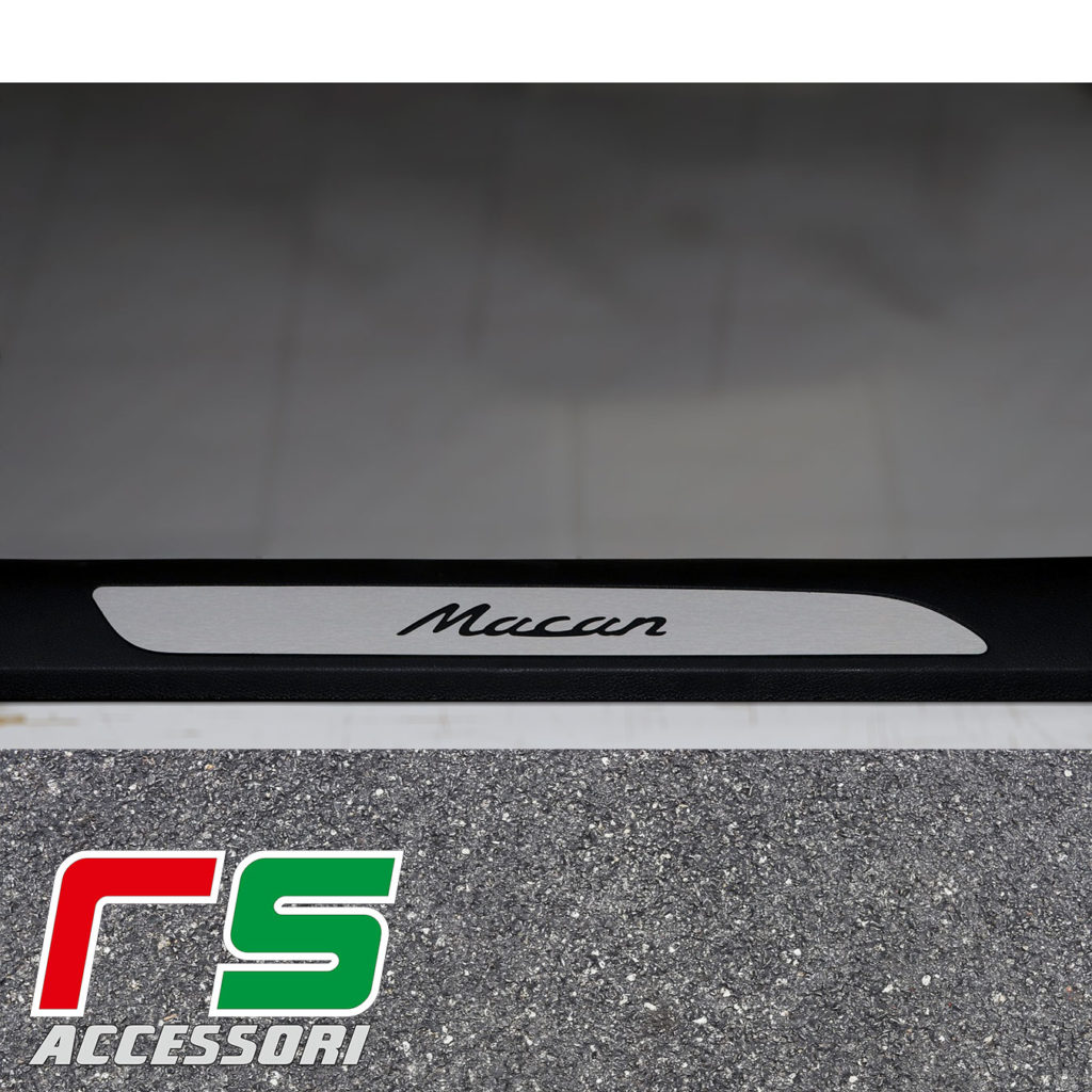 door sill Porsche Macan in stainless steel