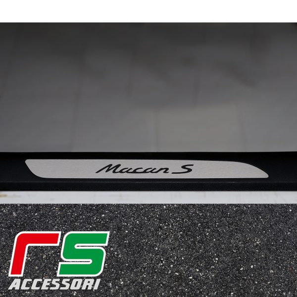 Porsche Macan s door sill guard in aisi 304 stainless steel