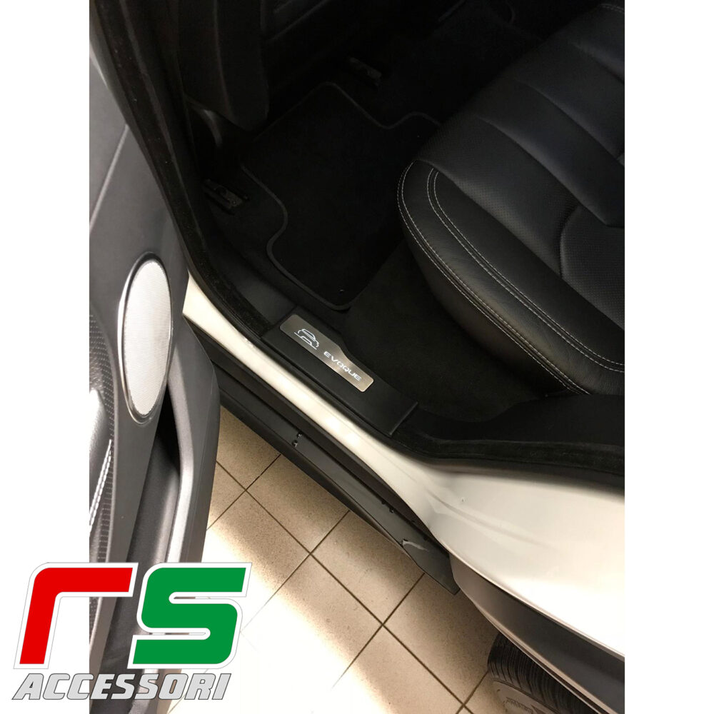 Range Rover Evoque battitacco illuminato sottoporta in acciaio inox aisi - immagine 8