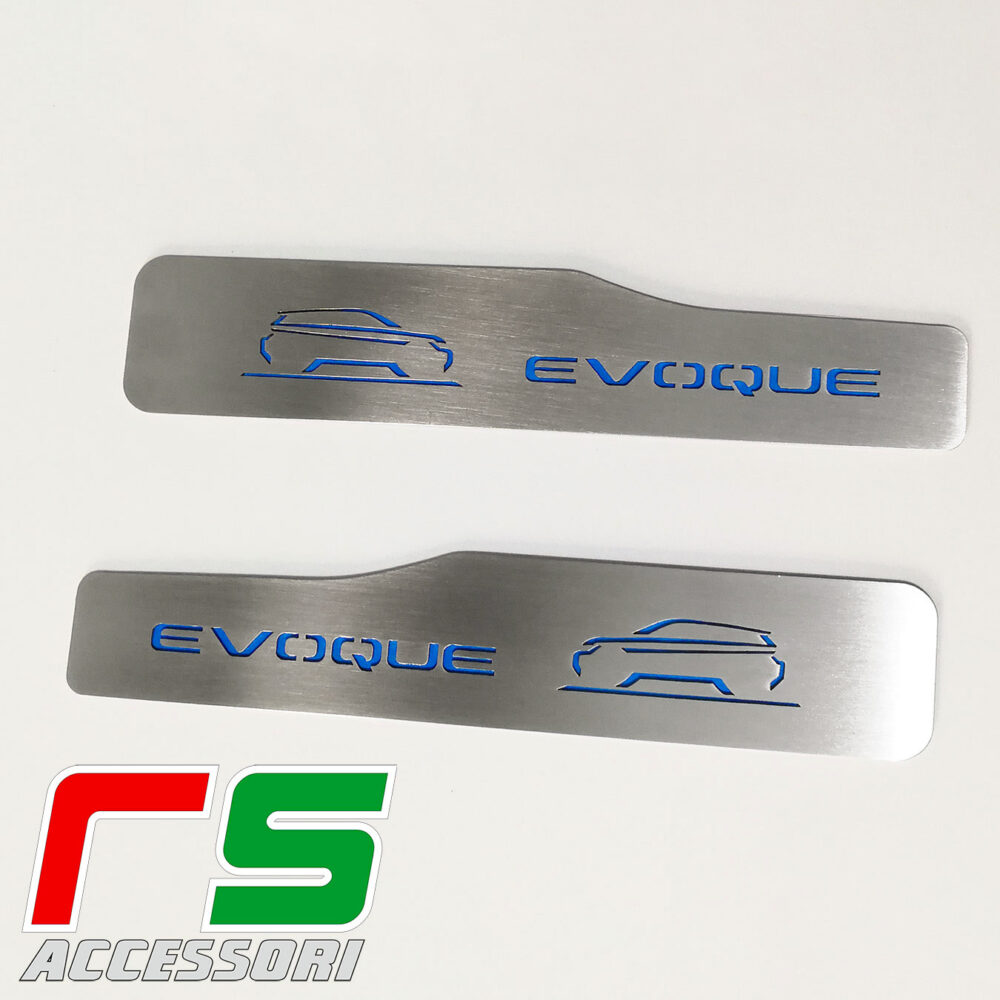 seuils donnés dessous embrasé postérieur il porte Range Rover Evoque j'acière inox