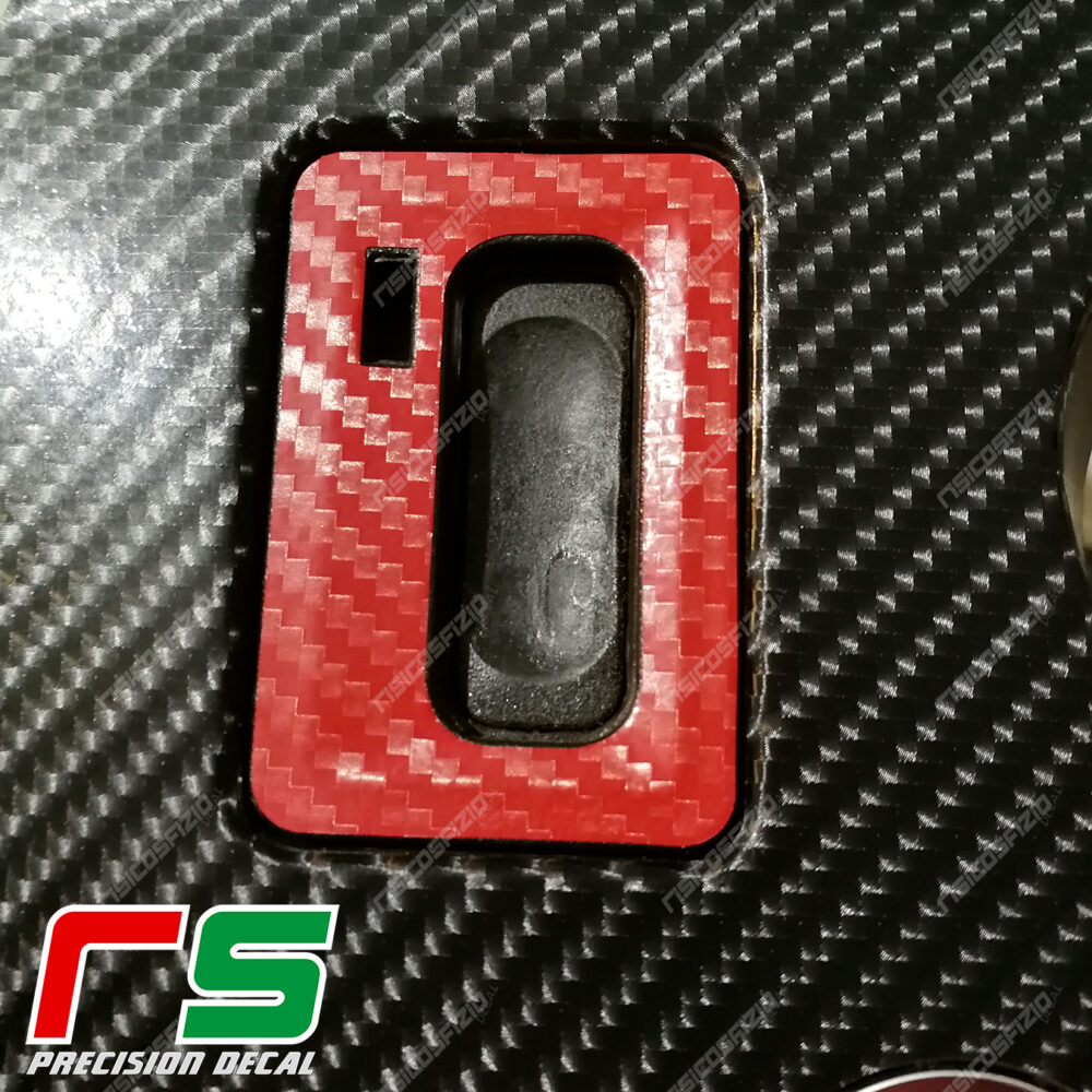 Adesivi Alfa Romeo 159 Decal carbonlook blocchetto chiave accensione - immagine 3