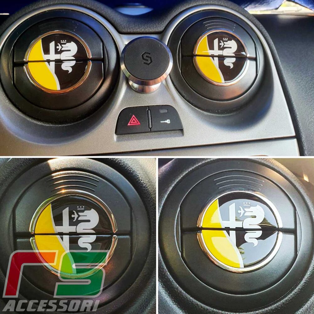 Alfa Romeo Mito harzbeschichtete ADHESIVES-Lüftungsschlitze – Bild 6