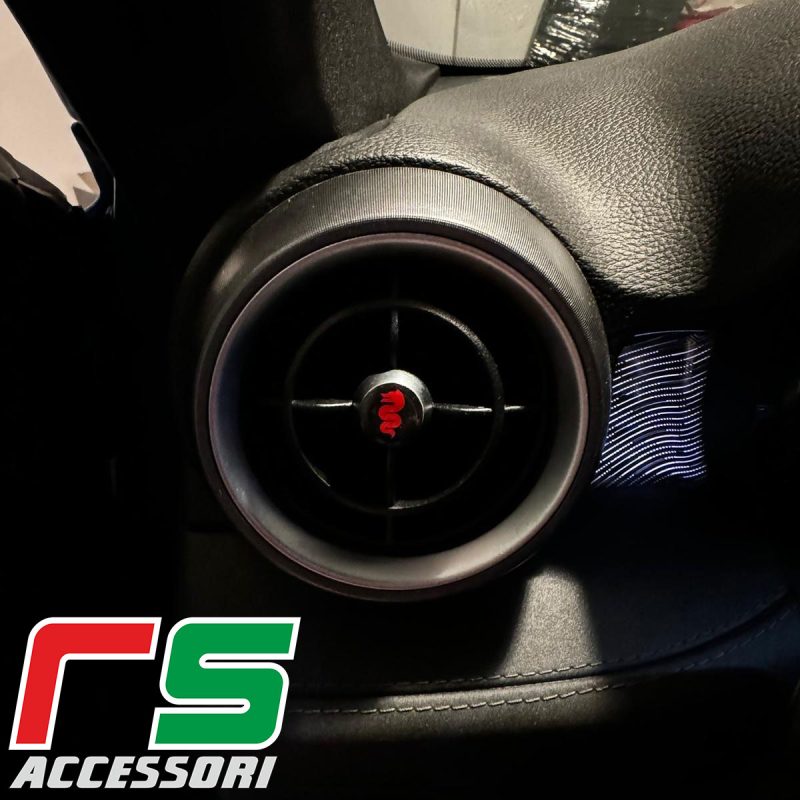 Alfa Romeo Giulia Stelvio Tonale Stickers adhésifs résinés