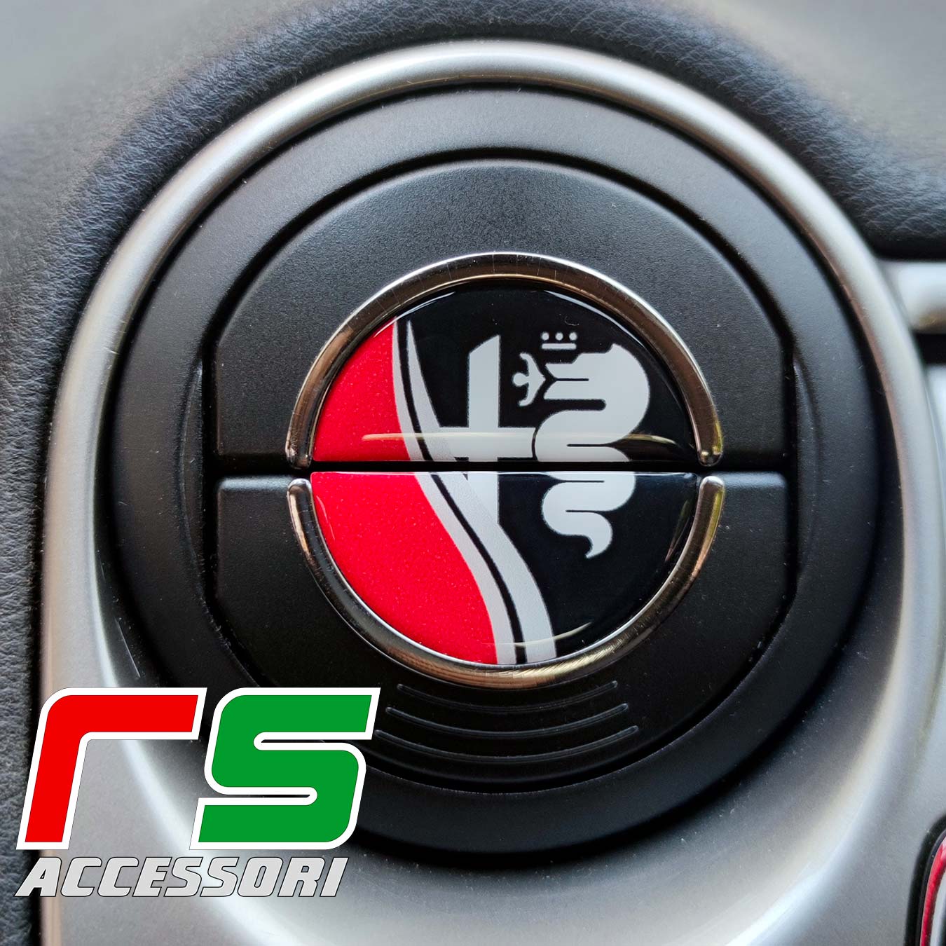 adesivo Alfa Romeo Mito 4C Giulietta carbonlook Decal chiave