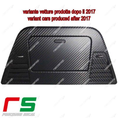 Stickers Alfa Romeo Giulietta 2017 Decal carbonlook carbon fiber dashboard drawer