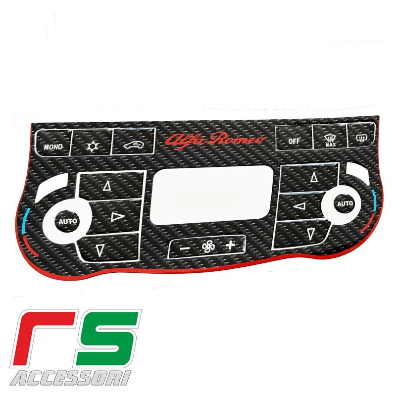 Alfa Mito ADHESIVES Harz-Zweizonen-Klimaanlage Carbonlook 