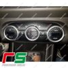adhésifs Alfa Romeo Giulietta effet carbone sticker climatiseur bi-zone – Image 6