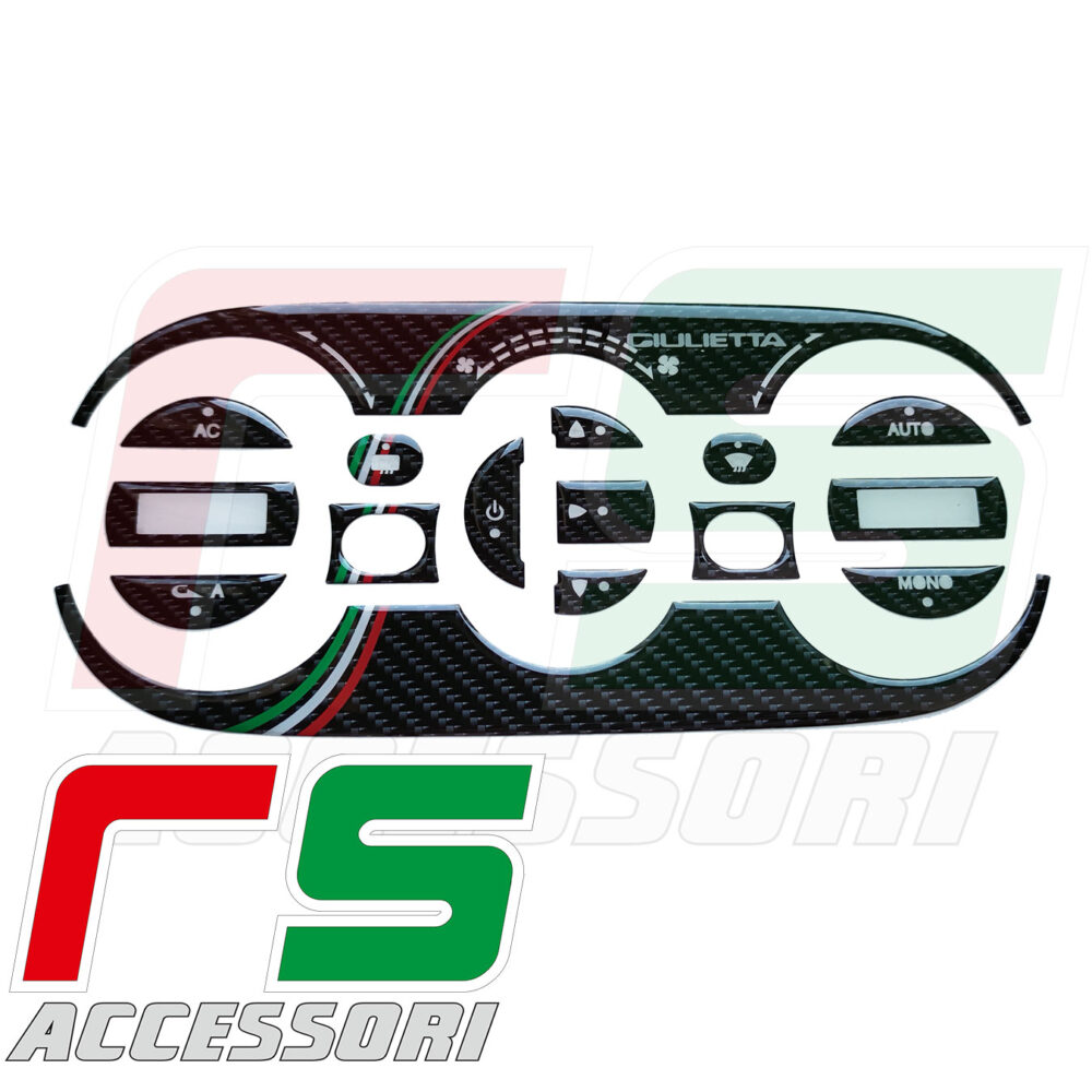Alfa GiuliettaADHESIVES resinated dual-zone air conditioning carbonlook - Image 4