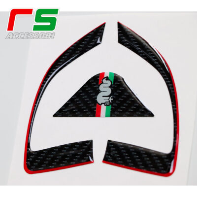 alfa giulietta mito resin coated STICKERS steering wheel controls decal cover
