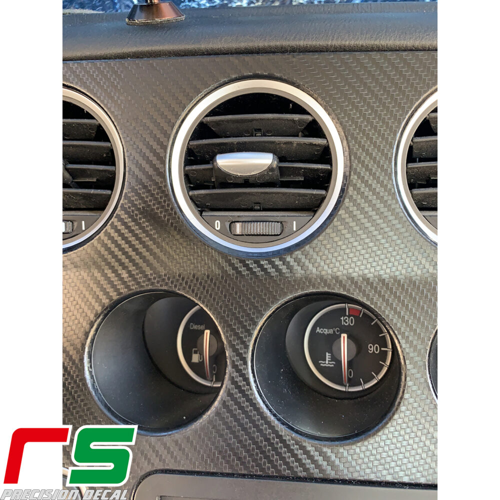 Alfa Romeo 159 stickers center console cover full frame change - Image 3