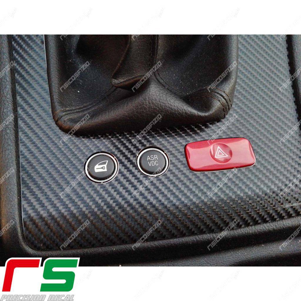 Selbstklebender Carbonoptik-Aufkleber für Alfa Romeo 159 Mittelkonsole – Bild 6