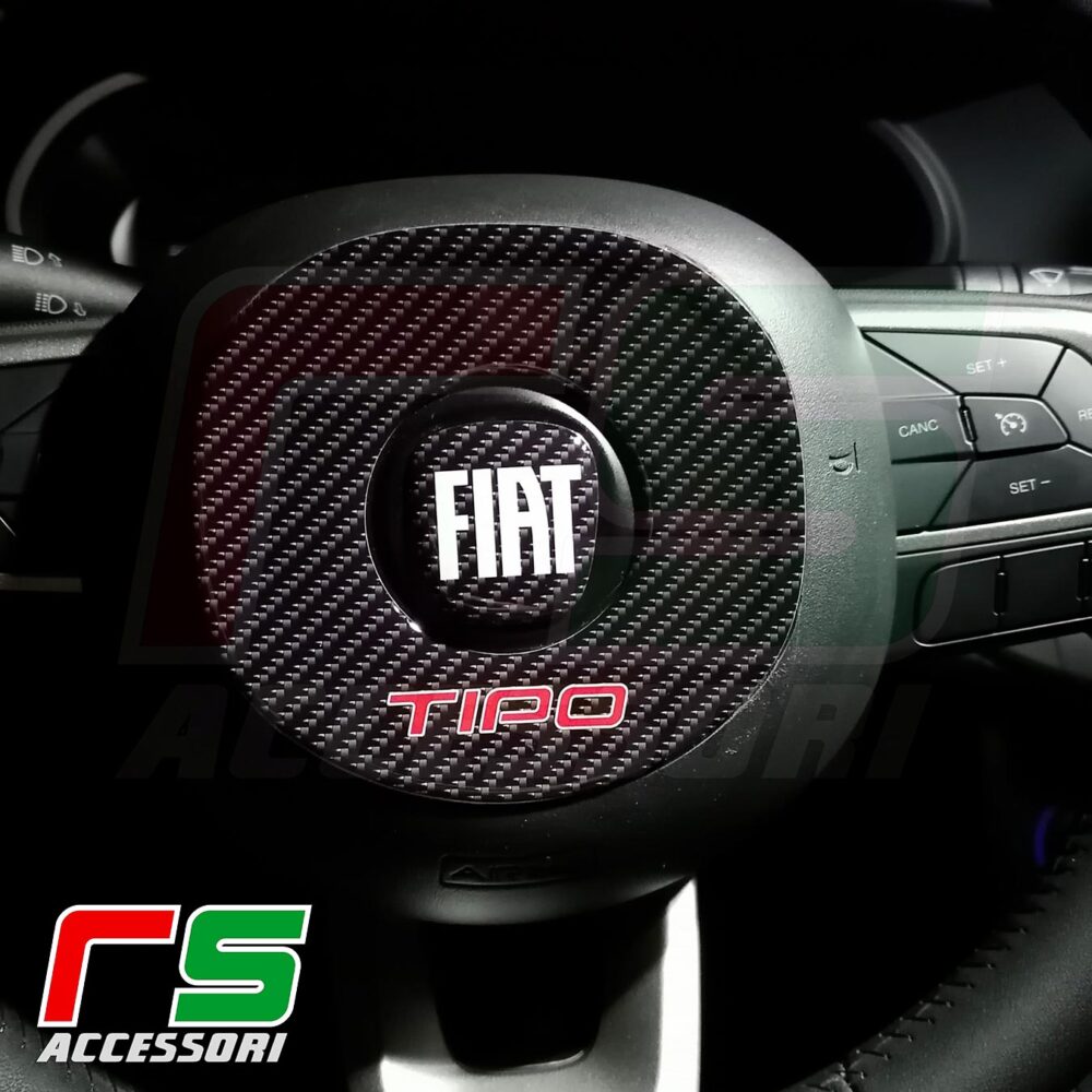 fiat tipo adesivi resinati cover airbag carbonlook tuning - immagine 13