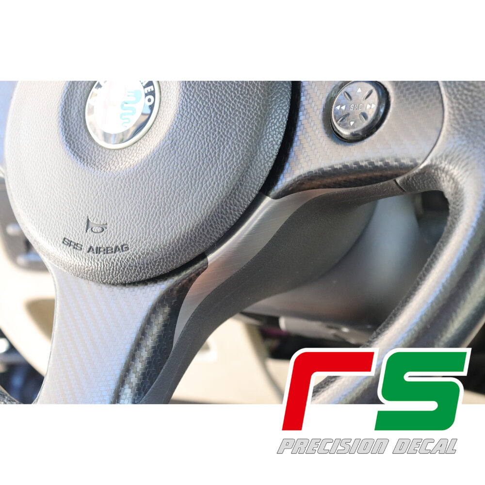 Alfa Romeo 159 ADHESIVES decal cover steering wheel with controls - Image 4