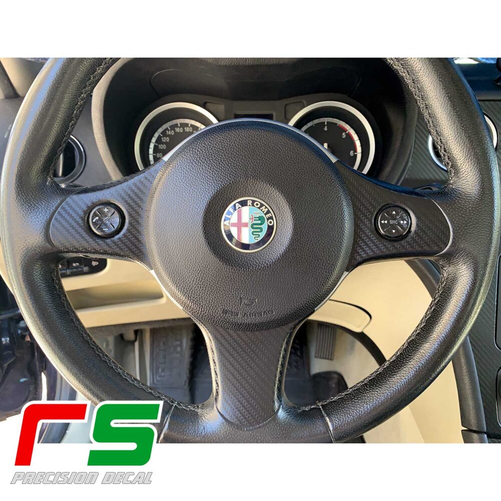 Alfa Romeo 159 ADHESIVES decal cover steering wheel with controls