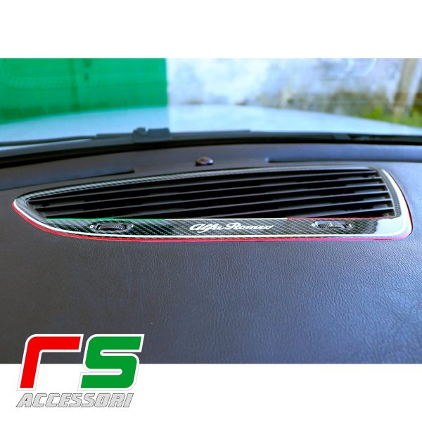 alfa romeo 159 STICKERS resinated dashboard air diffuser