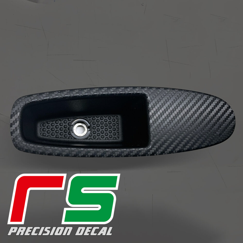 Fiat Punto Evo autocollants décalcomanie régulateur de fenêtre de réglage en carbone – Image 5