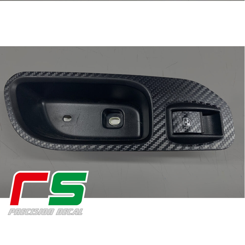 adesivi Fiat Tipo Decal carbonlook pulsantiere alzacristalli tuning - immagine 4