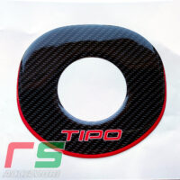 fiat tipo resinated stickers cover airbag carbonlook tuning 