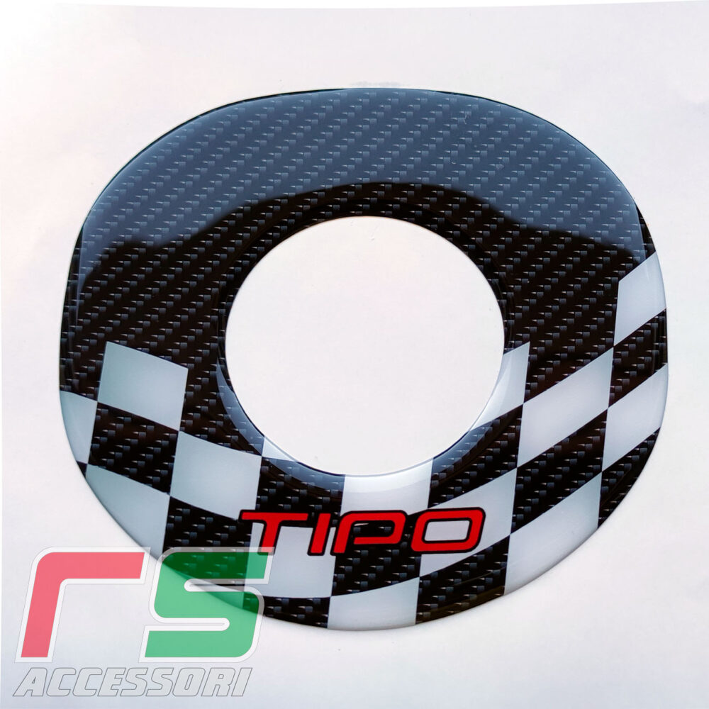 fiat tipo adesivi resinati cover airbag carbonlook tuning - immagine 8