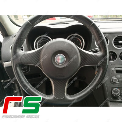 Alfa Romeo 159 stickers steering wheel inserts carbon look decal