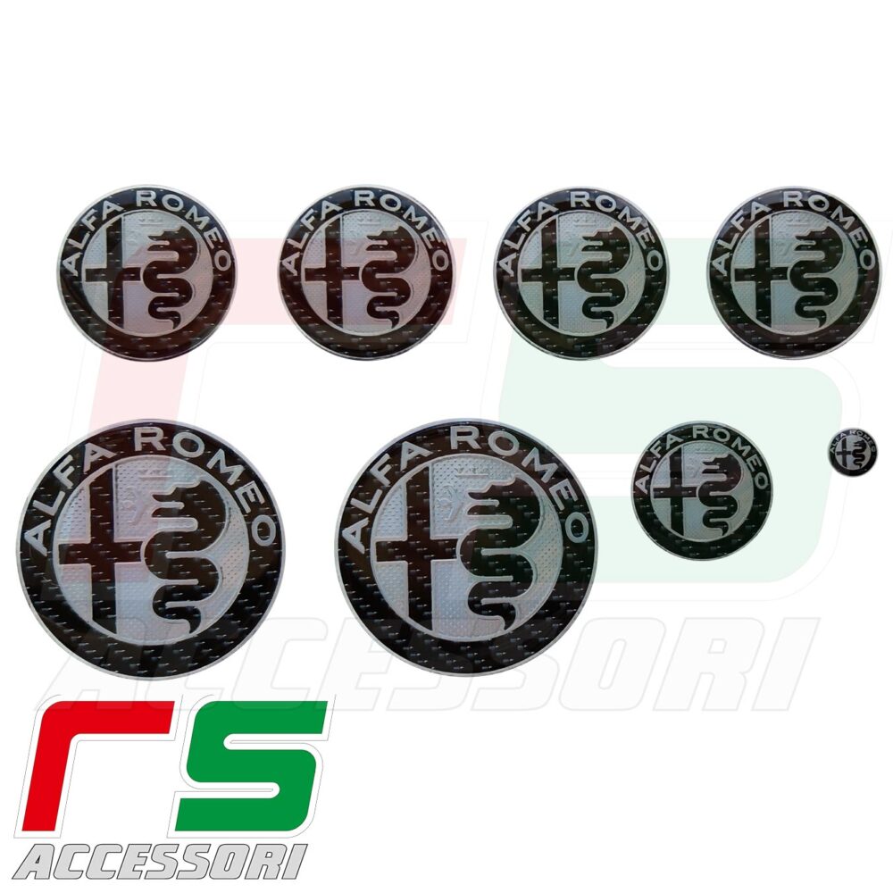 alfa giulietta 159 Stickers kit logos frieze resin decal - Image 3