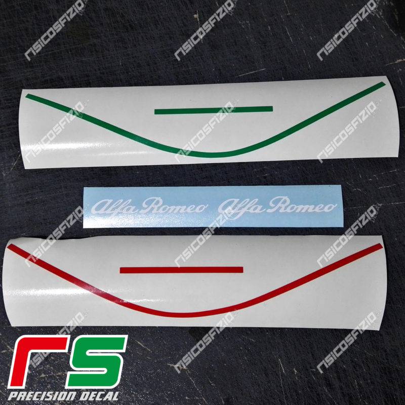 stickers tricolores rétroviseurs Alfa Romeo Mito Giulietta 159