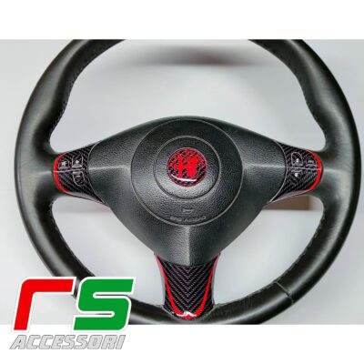 alfa romeo GT ADESIVI resinati logo razze comandi al volante