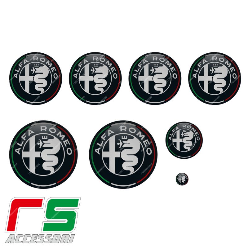 Alfa Giulietta 159 STICKER Kit Logo Harz Fries Aufkleber – Bild 12