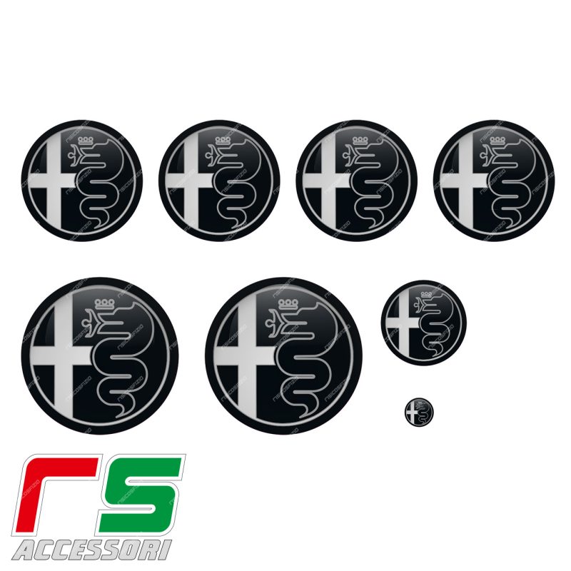 Alfa Giulietta 159 STICKER Kit Logo Harz Fries Aufkleber – Bild 13