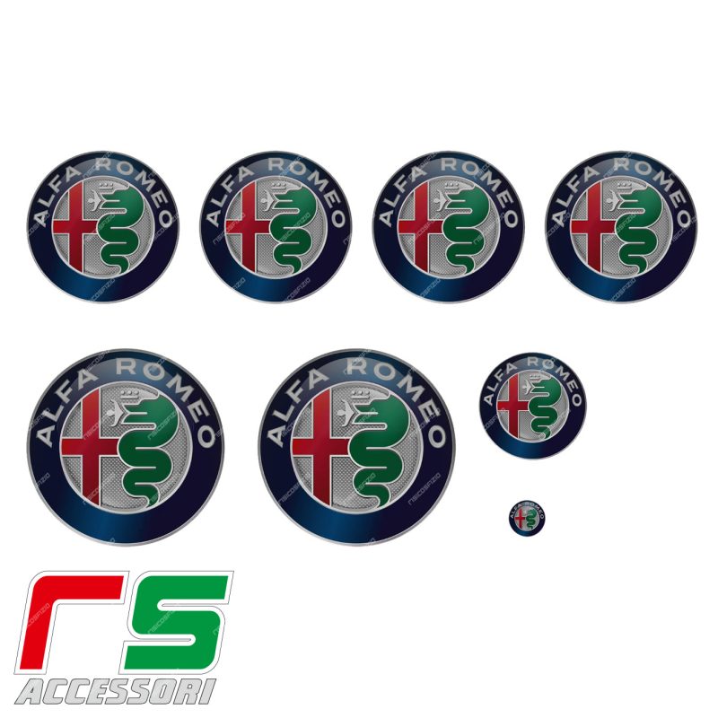 Alfa Giulietta 159 STICKER Kit Logo Harz Fries Aufkleber – Bild 14