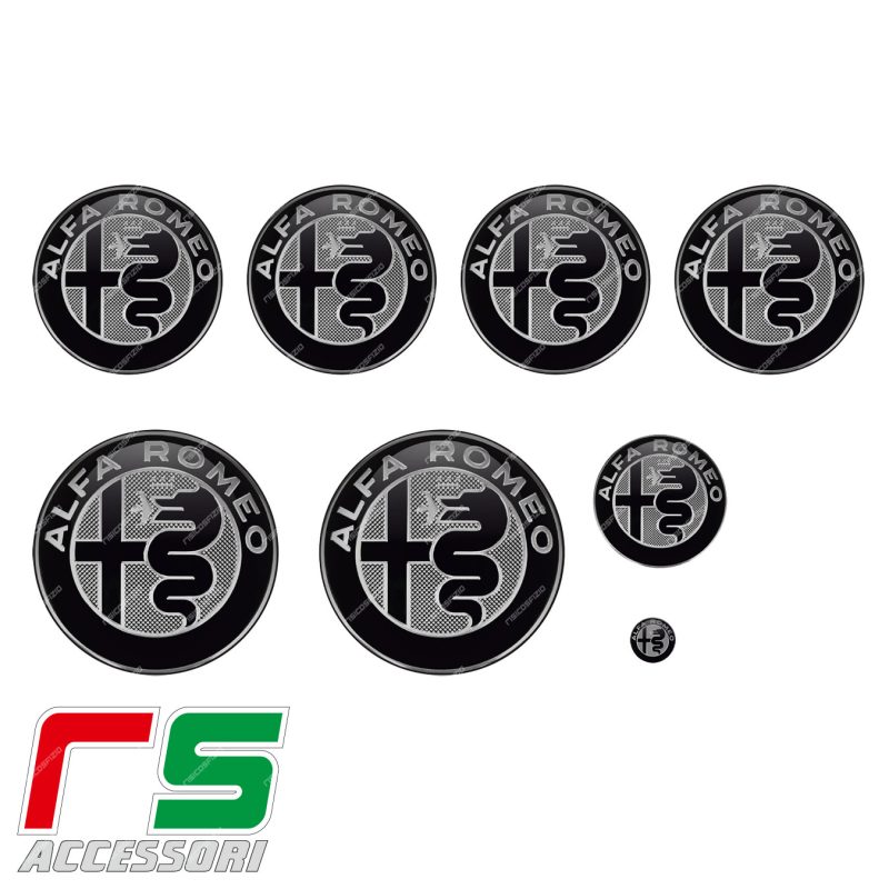 Alfa Giulietta 159 STICKER Kit Logo Harz Fries Aufkleber – Bild 2