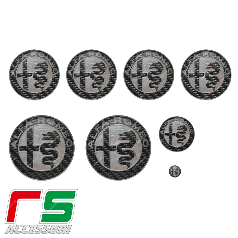 Alfa Giulietta 159 STICKER Kit Logo Harz Fries Aufkleber – Bild 3