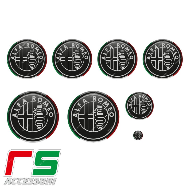 Alfa Giulietta 159 STICKER Kit Logo Harz Fries Aufkleber – Bild 4