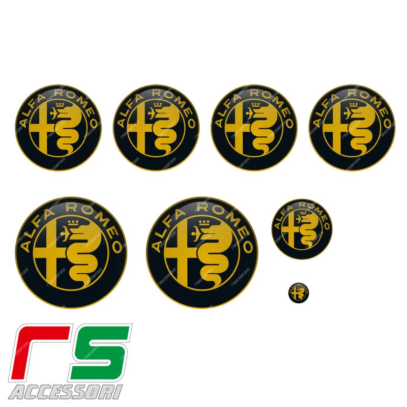 Alfa Giulietta 159 STICKER Kit Logo Harz Fries Aufkleber – Bild 5