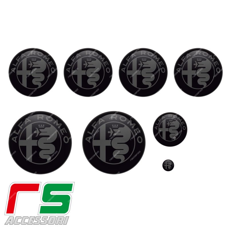 Alfa Giulietta 159 STICKER Kit Logo Harz Fries Aufkleber – Bild 8