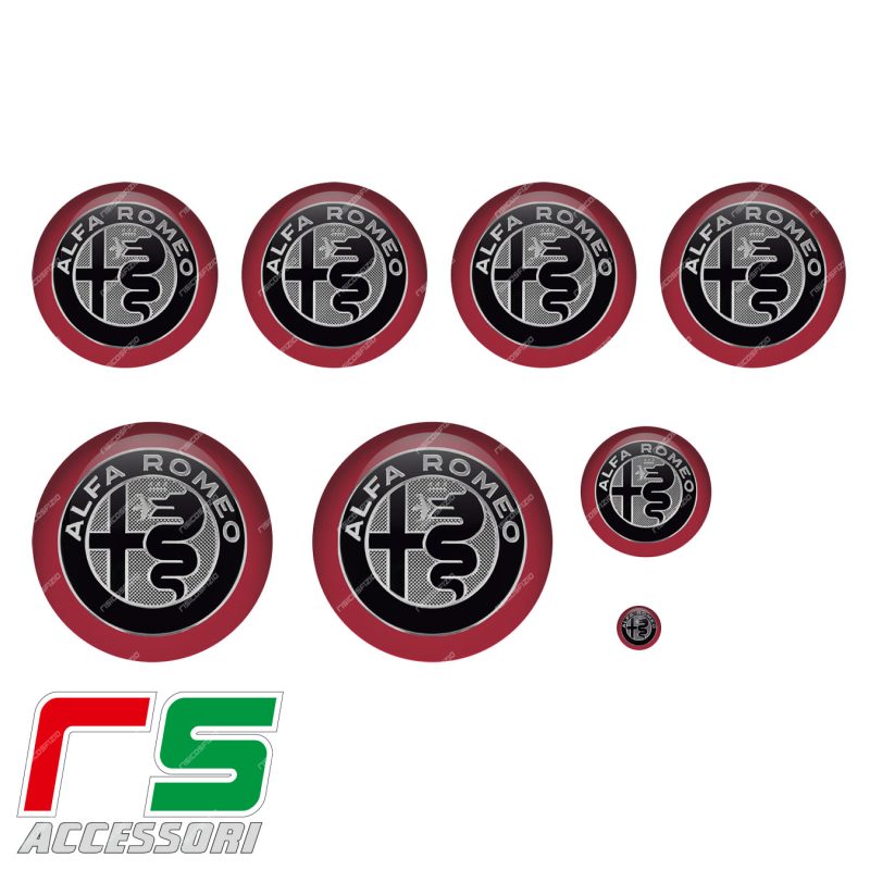Alfa Giulietta 159 STICKER Kit Logo Harz Fries Aufkleber – Bild 9